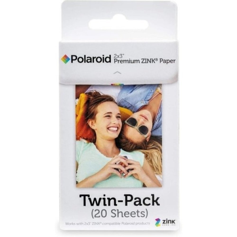 Polaroid 2" x 3" Premium ZINK Borderless Photo Paper (20 sheets)